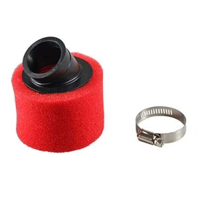 Image de Générique Double Filtre à Air Coudé en Mousse 110 cc 125 38 mm pour Motos Cross et VTT