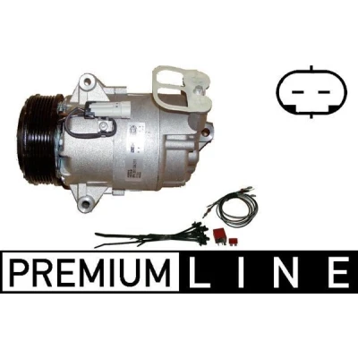 Image de MAHLE ORIGINAL ACP 4 000P Compresseur De Climatisation CVC6 12 PAG 46 R 134a OPEL: Zafira B, Astra H 3/5 portes, Caravan