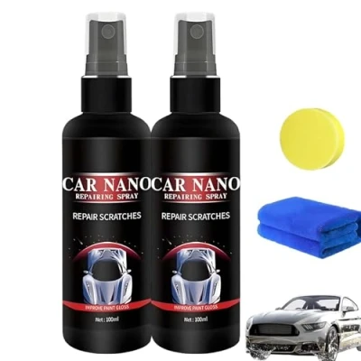 Image de Nurafix Nano Car Spray, Scratch Remover, Repair Fast Repairing Spray,Nurafix Remover for Deep Scratches (2pc 100ml)