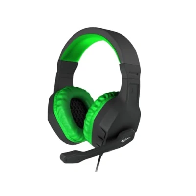 Image de Casque Natec Genesis Argon 200 filaire jack 3,5mm noir, vert