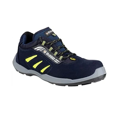 Image de Base Protection, Frisbee Esd Chaussure de Sécurité pour Hommes et Femmes, Bleu Jaune, Taille 42
