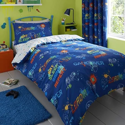 Image de Bedlam Game Glow Parure de Lit phosphorescente pour Enfants Simple en Multicolore