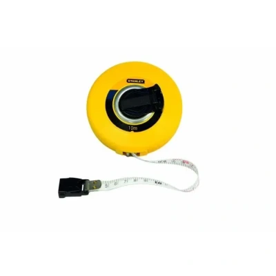 Image de Mesure longue ruban fibre de verre 10mx12,7mm STANLEY 0 34 295