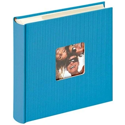 Image de Walther Design Album photo bleu océan 200 photos 10 x 15 cm Carnet de notes avec découpe couverture, Fun ME 110 U