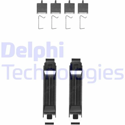 Image de DELPHI LX0681 Kit d&#039;accessoires, plaquette de frein à disque AUDI: Q5, A4 B9 Avant, A6 C8 Berline, SKODA: Superb III 5 portes