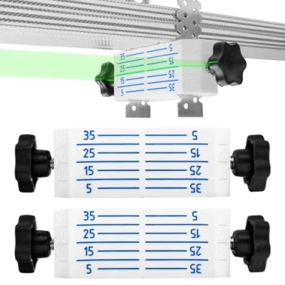 Image de 2 x support de nivellement plafond suspendu profil CD60 ES cintre cloison sèche regips
