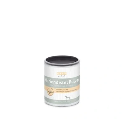 Image de GRAU l’Original 100% Poudre de Chardon Notre Dame Pure, protège Le Foie, contribue au renouvellement cellulaire, Pack 1 (1 x 75 g), complément Alimentaire pour Chiens