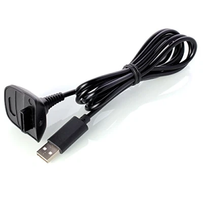Image de Neuftech Cable Xbox 360 Wireless Controller USB Longueur de 150cm Noir