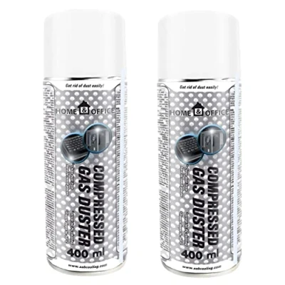 Image de Air Comprimé 2X AABCOOLING Home&amp;Office Gas Duster 400ml K2, sans Odeur Nettoyage PC, Nettoyage, Accessoires, Aérosol, Préparation en Spray de Comprimé, Kits Photo et caméscopes