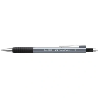 Image de FABER CASTELL 134589 GRIP 1345 Porte mine gris pierre Dureté B Épaisseur de la 0,5 mm Avec gomme intégrée