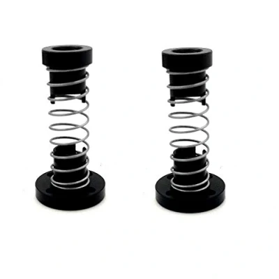 Image de Lot de 2 écrous anti contrecoup pour imprimante 3D T8 POM TR8 x plomb mm Pas Tige filetée ACME Éliminez l&#039;écart Ressort DIY Accessoires CNC (Pitch mm)