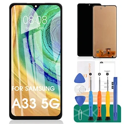 Image de INCELL Écran de remplacement pour Samsung Galaxy A33 5G LCD A336 SM A336E A336B Kit réparation d&#039;écran tactile (sans empreintes digitales)