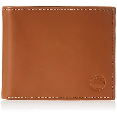 Image de Timberland Portafoglio in Pelle Con Tasca A Libro Attaccata Accessoire de Voyage Portefeuille Bi Fold, Bronzage, Taille Unique Homme