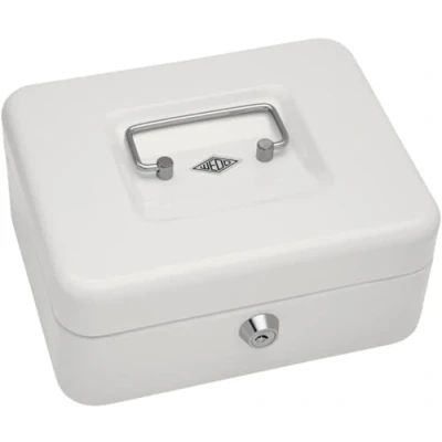 Image de Wedo 145200X Caissette à monnaie 5 compartiments 20 x16 x 9 cm Blanc