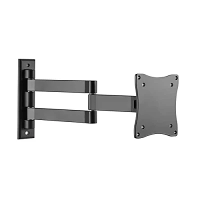 Image de meuble TV hi fi Properav P SWBLCDBLK 1 Bras pivotant Robuste pour 13&quot; 28&quot; VESA Max 100 x Noir