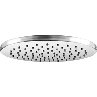 Image de Cornat TECBW3400 Pommeau de douche classique avec joint à rotule et buse anti calcaire Chromé 225 mm