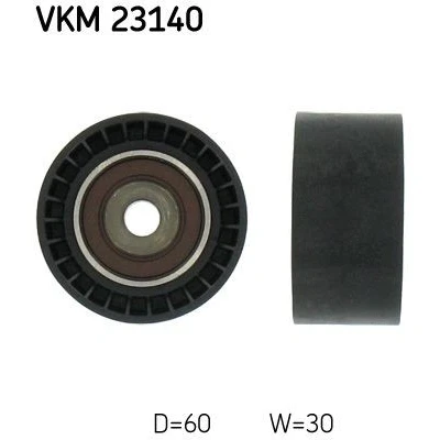 Image de SKF VKM 23140 Poulie renvoi/transmission, courroie de distribution PEUGEOT: 207 3/5 portes, 206 307 CITROËN: C3 II