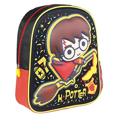 Image de Cerdá Mochila Infantil, Sac à Dos 3D Harry Potter Mixte Enfant, Multicolore, 26.0 X 31.0 10.0 cm