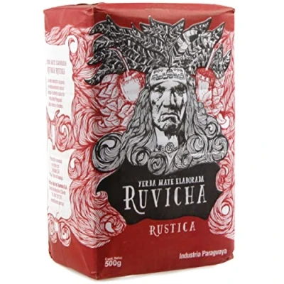 Image de Yerba Maté Ruvicha Rustica 500g + échantillon cadeau (40g):Riche en antioxydants et vitamines, accélère le métabolisme, sans sucre!