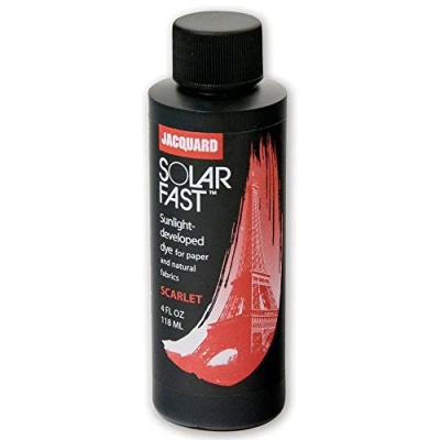 Image de Jacquard Colorants Solarfast, Non Applicable, écarlate, 4,82 x 15,49 cm