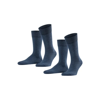 Image de Falke Happy 2Pack everyday casual Chaussettes, Femme, Taille: 35 38, Light greymelange