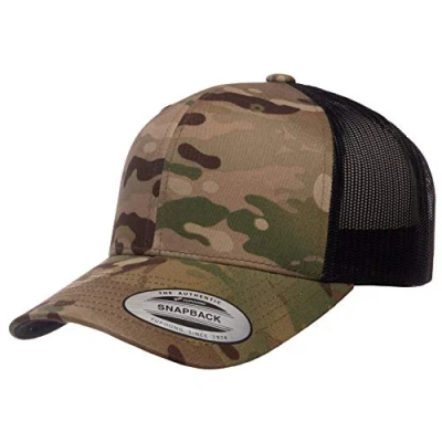 Image de Yupoong Yp Classics Multicam Casquette rétro Camionneur Capuchon, Taille Unique Mixte