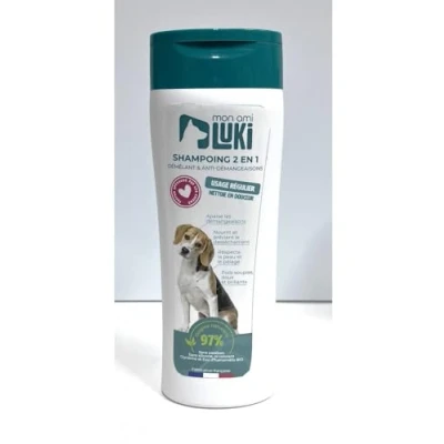 Image de MON AMI LUKI SHAMPOING 2 en 1 Chiens APAISANT ET Anti DEMANGEAISONS 300ML Chien 300 ML