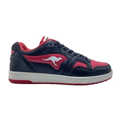 Image de KangaROOS Mixte Point K Slam Basket, Noir de Jais Rouge, 38 EU