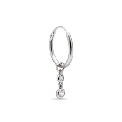 Image de Singularu Double Spark Boucles d&#039;oreilles, Femme, Taille: One Size, Silver