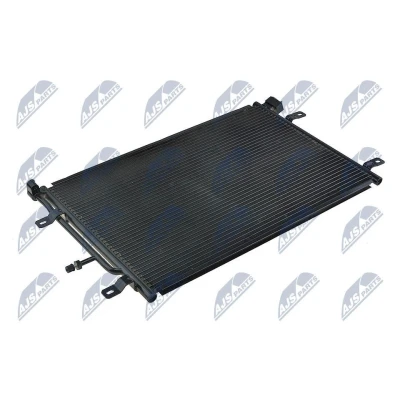 Image de NTY CCS AU 011 Condenseur De Clim sans déshydrateur Aluminium 605 AUDI: A4 B6 Berline, B7 Avant, SEAT: Exeo ST