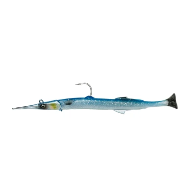 Image de Savage Gear 3D Needlefish Pulsetail 18cm 26g Sinking Blue (2+1pcs) Leurre de mer