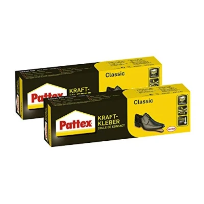 Image de Pattex colle puissante classique, extrêmement forte pour une résistance maximale, universelle utilisation universelle, haute à la chaleur (2 x 125 g)