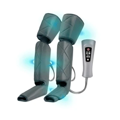 Image de NK Appareil de massage pour jambes, 6 modes complets et partiels, 4 niveaux d&#039;intensité chaque mode, minuteur, fonction chaleur, compression d&#039;air la relaxation musculaire.