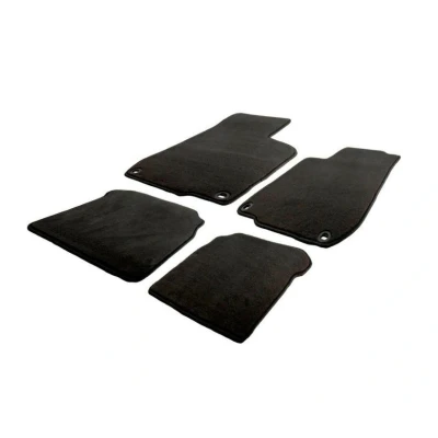 Image de AutoStyle Ensemble de tapis sol Velours avant et arrière noir TM VW586V