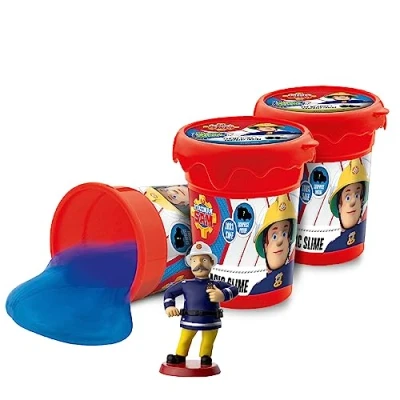 Image de CRAZE Magic Slime Sam Le Pompier Kit Enfant avec Figurine à l&#039;intérieur Pack DE 3 X 150g Deja Fait sans résidu