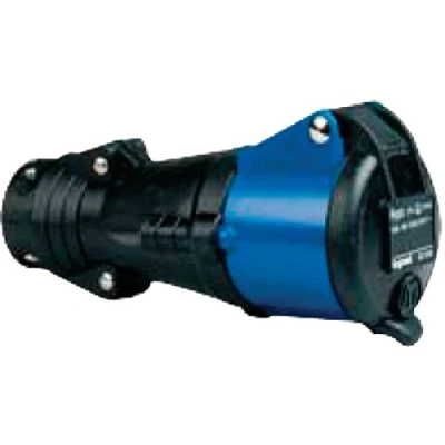 Image de Prise mobile Hypra 16A 2P+T 200V à 250V caoutchouc IP44