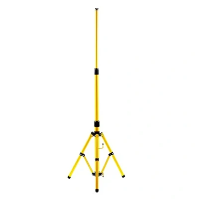 Image de EINFEBEN trépied télescopique pour projecteurs, en acier projecteur à LED, réglable hauteur, jaune, intérieur extérieur