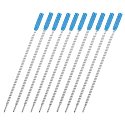 Image de MengRan 8511 Lot de 10 recharges pour stylo à bille pointe moyenne 1 mm, compatibles avec les Cross (8511)