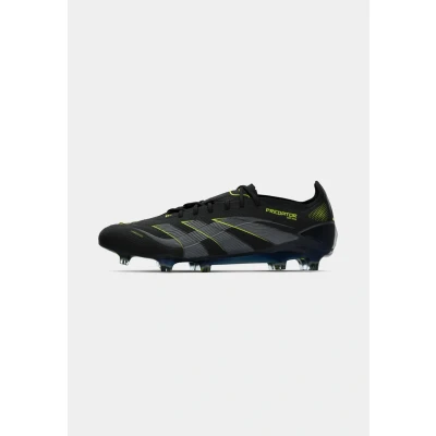 Image de adidas Performance Predator Elite FG Electric Stealth Chaussures unisexes, Noir/gris, 46 2/3 EU