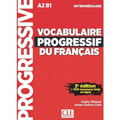Image de Vocabulaire progressif du français Niveau intermédiaire (A2/B1) Livre + CD Appli web 3ème édition d’occasion Bon