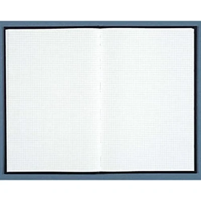 Image de Le Dauphin Réf. 956D 1 Registre Dimensions 39 X 25,5 cm imprimé quadrillé 5x5 petits carreaux papier intérieur 90 grammes 292 pages couverture rigide recouverte d&#039;une toile noire