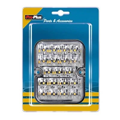 Image de PRO PLUS 343634S Feu de Recul 19 LED, 100 x 81 mm Rouge/Noir
