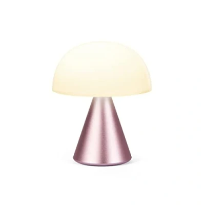 Image de Lexon MINA M lampe Champignon LED sans fil rechargeable, à poser avec 9 couleurs de lumière et variateur d&#039;intensité, jusqu&#039;à 24h d&#039;autonomie Rose