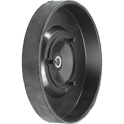 Image de kwb by Einhell Disque de démorfilage en cuir pour affûteuse à eau TC WG 200 (disque diamètre 180 mm, largeur 30 un régime vide maximal : 110 tours/min)