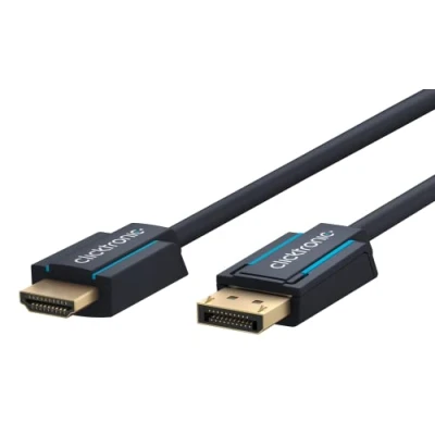 Image de ClickTronic 44926 câble HDMI 5 m DisplayPort Type A (Standard) Noir Neuf