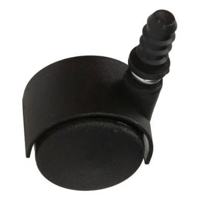 Image de Spares2go Roulette Avant Compatible avec Karcher aspirateur WD2 WD3 WD4 A2003 A2004 A2024 A2054 (Noir)