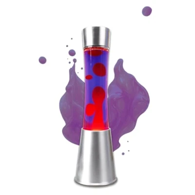 Image de Lava Lampe Enfant Rose Et Violet A Lave Lampes De Table Magma Pluie Asmr Ambiance 40 Cm Cadeau À