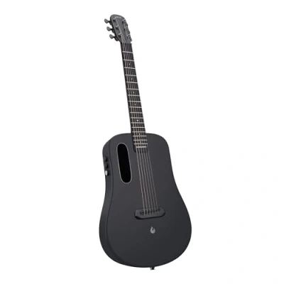 Image de LAVA ME AIR Guitare électro acoustique portable en fibre de carbone. voyage pour débutant avec effets intégrés et micro magnétique. Noir