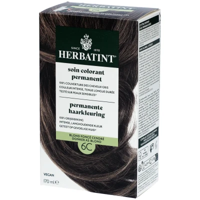 Image de Herbatint Soin Colorant Permanent 6C Blonde Foncé Cendré 170 ml