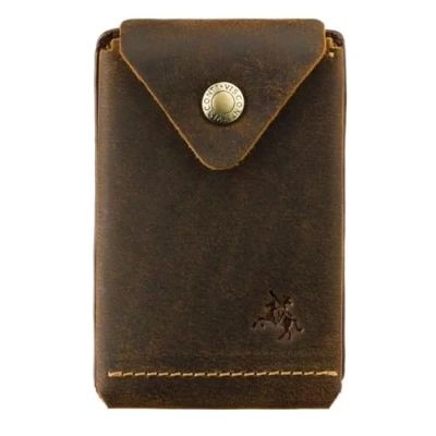 Image de Visconti Raw Collection Hiroto RW54 Portefeuille en cuir pour cartes et espèces, Tan à l&#039;huile, Taille unique